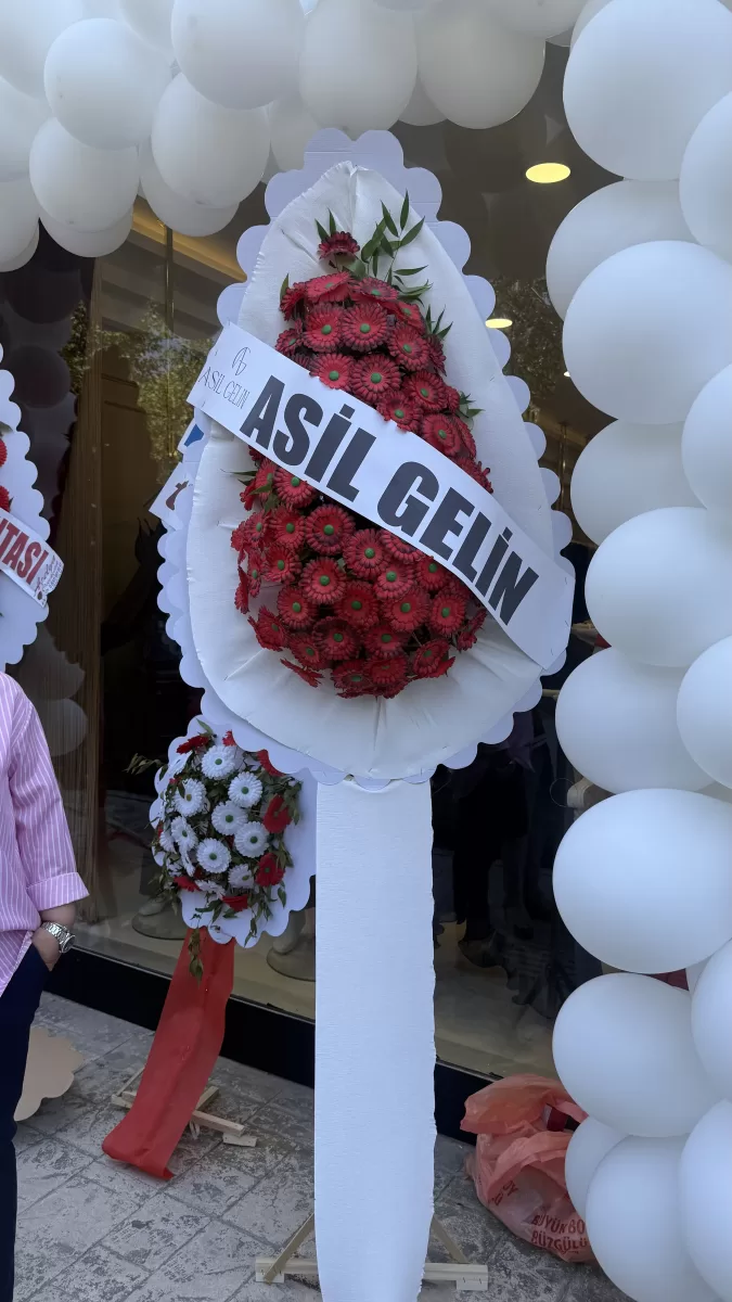 Açılış ve düğün çelenk yapay ürün 